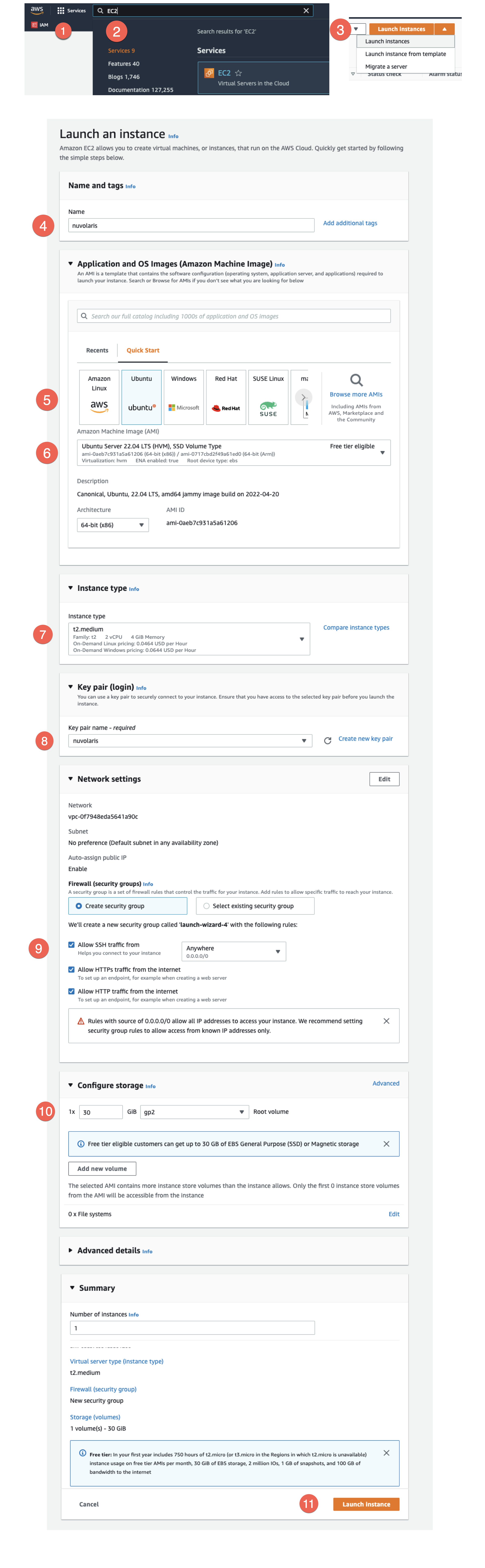 install aws ec2